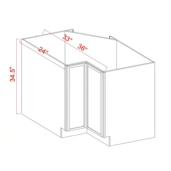 Easy Reach Base Cabinet ERB 33 LAZY SUSY LSB