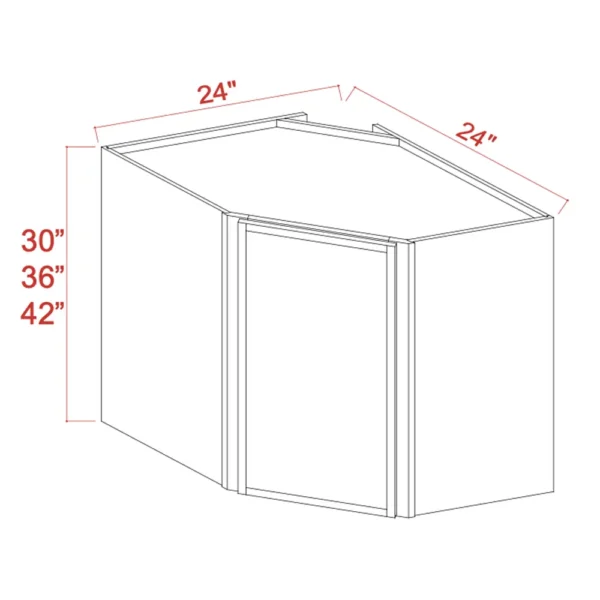 Wall Diagonal Corner Cabinet W2442