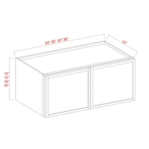 Wall Cabinet Double Doors W3615