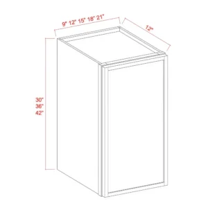 Wall Cabinet Single Door W2136